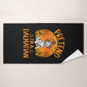 Pretend i'm a Dalmatian Dog Halloween (1) Badehandtuch (Badehandtuch)