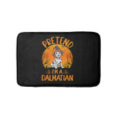 Pretend i'm a Dalmatian Dog Halloween (1) Badematte (Vorderseite)
