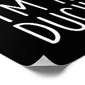 Pretend I'm A Duck Halloween Couples Costume Group Poster (Ecke)