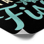 Pretend I'm A Fish Funny Lazy Costume Party Easy H Poster (Ecke)