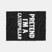 Pretend I'm A Funny Halloween Costume Humor Fleecedecke (Vorderseite (Horizontal))