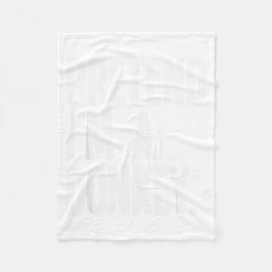 Pretend I'm A Funny Halloween Party Costume Fleecedecke (Vorderseite)