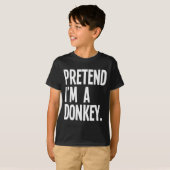 Pretend I'm A Funny Halloween Party Costume  T-Shirt (Vorne ganz)