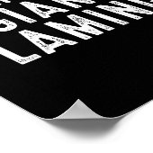 Pretend I'm A Giant Flamingo Lazy Easy Diy Hallowe Poster (Ecke)