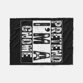 Pretend I'm A Gnome Family Women Men Kids Costume Fleecedecke (Vorderseite (Horizontal))