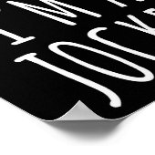 Pretend I'm A Jockey Costume Design Poster (Ecke)