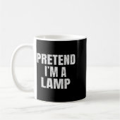 Pretend I'm A Lamp Family Group Lazy Easy Hallowee Kaffeetasse (Links)
