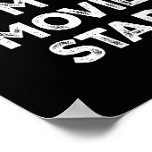 Pretend I'm A Movie Star Lazy Halloween Costume Poster (Ecke)