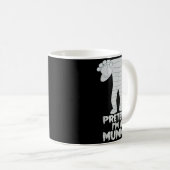 Pretend I'm A Mummy Funny Lazy Halloween Costume Kaffeetasse (VorderseiteRechts)