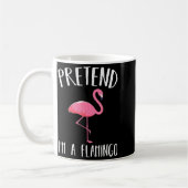 Pretend I'm A Nk Flamingo Funny Halloween Costume Kaffeetasse (Links)