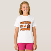 Pretend I'm a Pumpkin Funny Halloween Classic  T-Shirt (Vorne ganz)