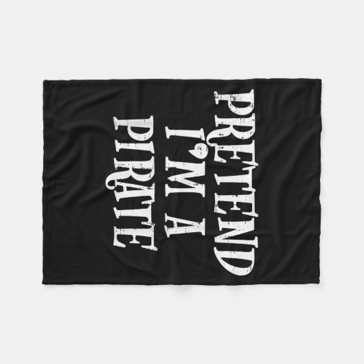 Pretend Im A Rate Funny Halloween Costume Men Wome Fleecedecke (Vorderseite (Horizontal))