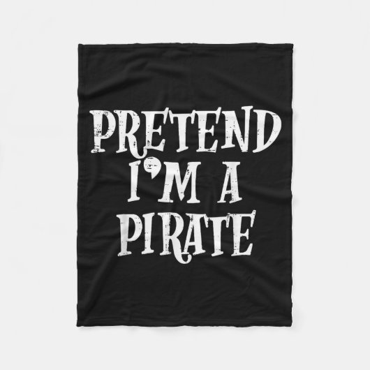 Pretend Im A Rate Funny Halloween Costume Men Wome Fleecedecke (Vorderseite)