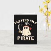 Pretend I'm A Rate Funny Halloween Ghost Costume M Karte (Gelbe Blume)