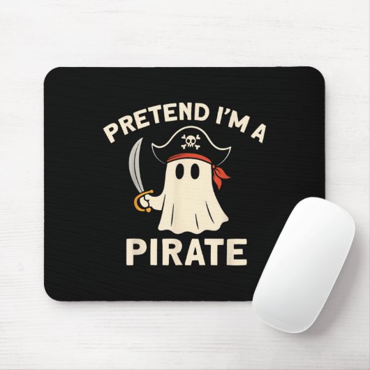 Pretend I'm A Rate Funny Halloween Ghost Costume M Mousepad (Mit Mouse)
