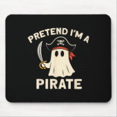 Pretend I'm A Rate Funny Halloween Ghost Costume M Mousepad (Vorne)