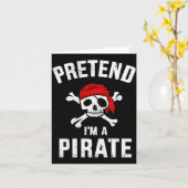 Pretend I'm A Rate Funny Lazy Easy Diy Halloween C Karte (Gelbe Blume)