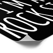 Pretend I'm A Rock Star Halloween Party Costume Poster (Ecke)