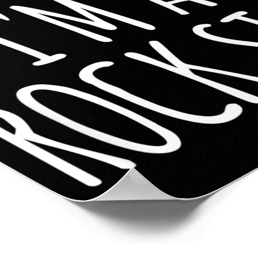 Pretend I'm A Rock Star Halloween Party Costume Poster (Ecke)