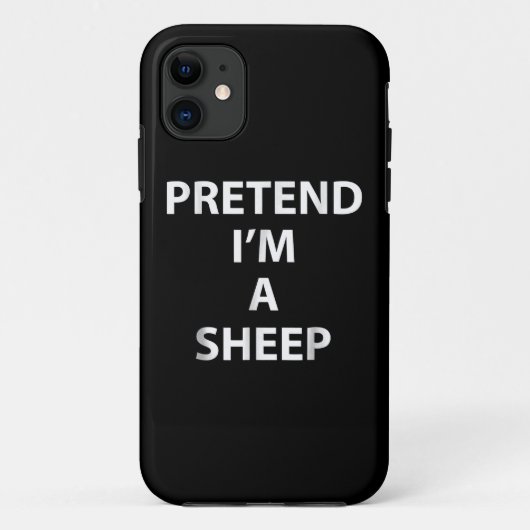 Pretend im a sheep | Halloween Funny Case-Mate iPhone Hülle (Rückseite)