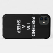 Pretend im a sheep | Halloween Funny Case-Mate iPhone Hülle (Rückseite (Horizontal))