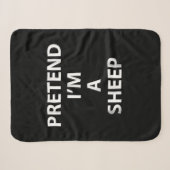 Pretend im a sheep | Halloween Funny Sherpadecke (Vorderseite (Horizontal))
