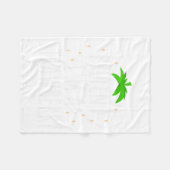 Pretend I'm A Strawberry Funny Lazy Easy Halloween Fleecedecke (Vorderseite (Horizontal))