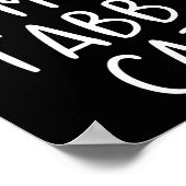 Pretend I'm A Tabby Cat Costume Halloween Simple A Poster (Ecke)