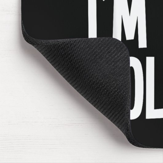 Pretend I'm A Wolf Funny Halloween Party Costume  Mousepad (Ecke)