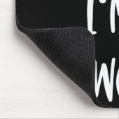 Pretend Im A Wolf Funny Lazy Halloween Party Costu Mousepad (Ecke)