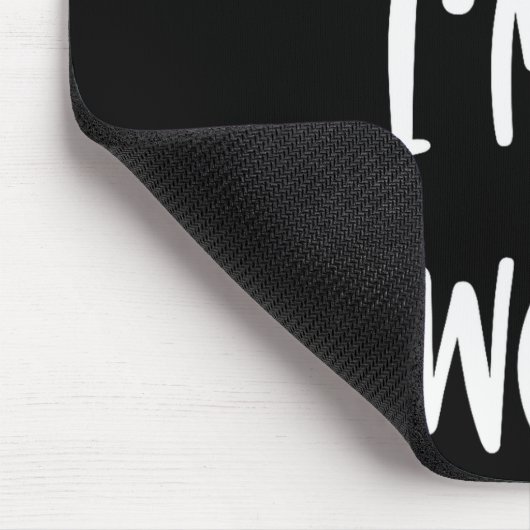 Pretend Im A Wolf Funny Lazy Halloween Party Costu Mousepad (Ecke)