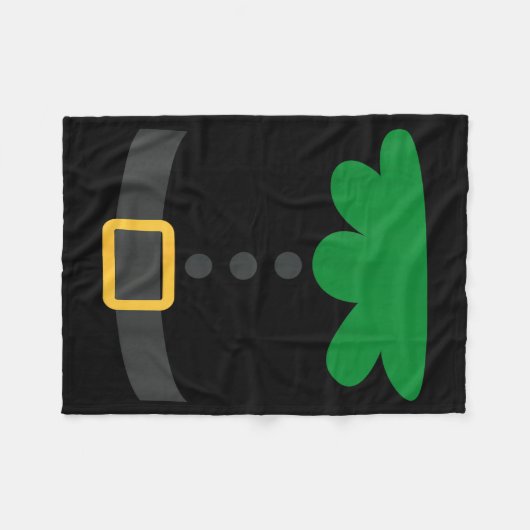 Pretend I'm An Elf Christmas Quick Costume Lazy Pa Fleecedecke (Vorderseite (Horizontal))