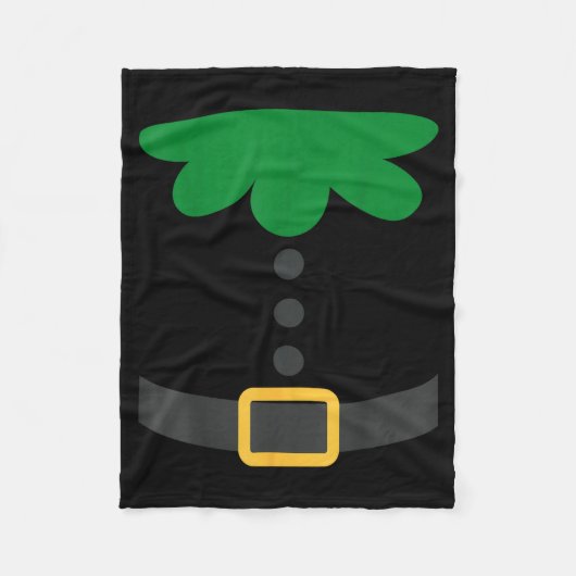 Pretend I'm An Elf Christmas Quick Costume Lazy Pa Fleecedecke (Vorderseite)