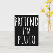 Pretend I'm Man Costume Matching Funny Halloween  Karte (Gelbe Blume)