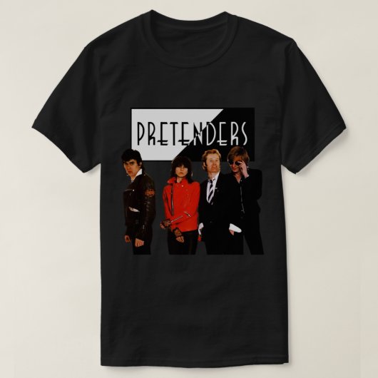Pretender Band Rock British American Founding Son T-Shirt (Design vorne)