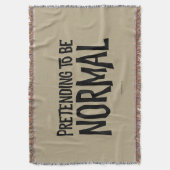Pretending to Be Normal Decke (Vorderseite Vertikal)