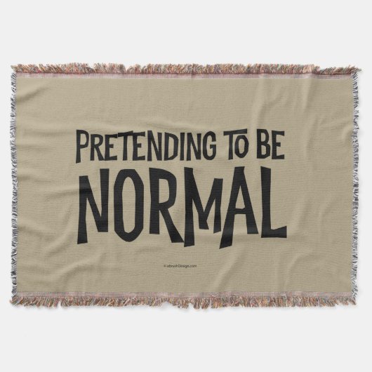 Pretending to Be Normal Decke (Vorderseite)
