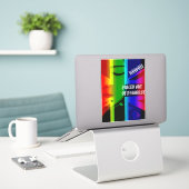 PRETIERT AUS PARADISE KRYING WAHINE HIFlagInseln Aufkleber (Laptop auf Schreibtisch)