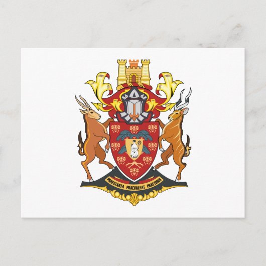 Pretoria Coat of Arms Postkarte (Vorderseite)