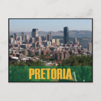 Pretoria, Südafrika Postkarte.