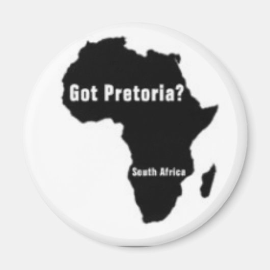 Pretoria Südafrika T - Shirt u.a. Magnet (Vorne)