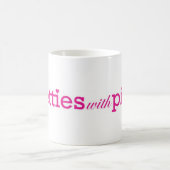 Pretties mit Pitties Kaffeetasse (Mittel)