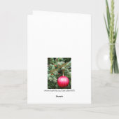 Prettige Feestdagen Feiertagskarte (Rückseite)