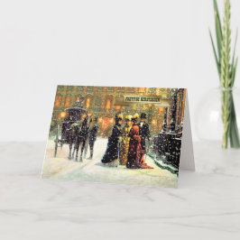 Prettige Kerstdagen.Christmas Card auf Niederländi Feiertagskarte