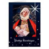 Prettige Kerstdagen. Christmas Card in Dutch (Vorne)
