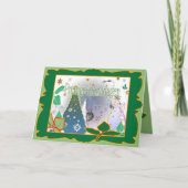 prettige Kerstdagen Feiertagskarte (Vorderseite)