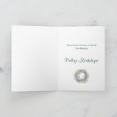 Prettige Kerstdagen, niederländischer Weihnachtskr Feiertagskarte (Innenseite)