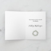 Prettige Kerstdagen, niederländischer Weihnachtskr Feiertagskarte (Innenseite)