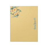 Prettty Floral Bouquet Custom Notepad Notizblock (Rotiert)