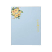 Prettty Floral Bouquet Custom Notizblock (Rotiert)